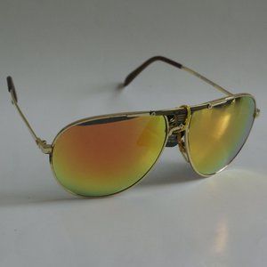 NWT True Vintage Rainbowmax tech w/"De'Vons" logo(topbar)90's aviator sunglasses